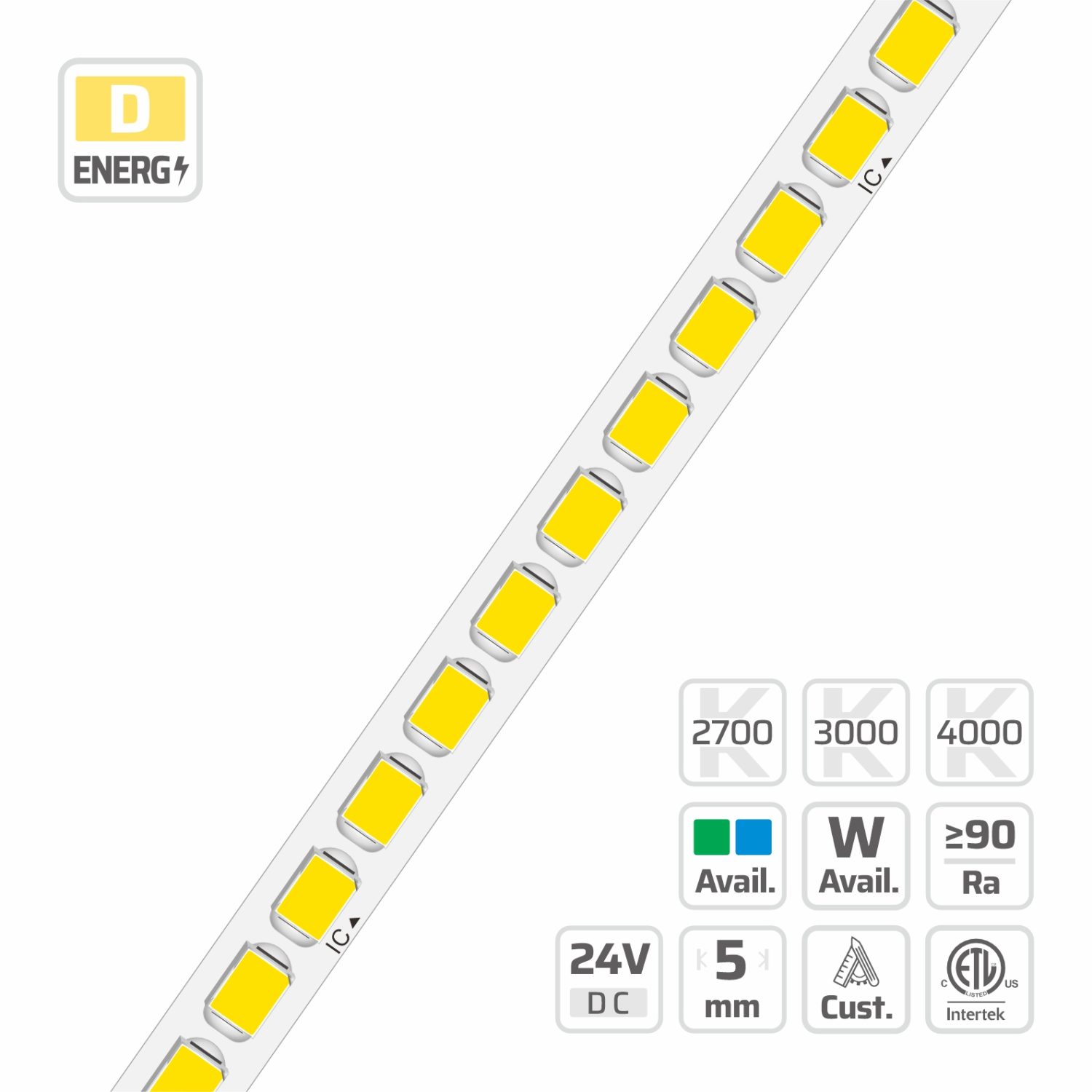 Flexible Ultra-narrow Built-in IC 2835 LED Strip Light