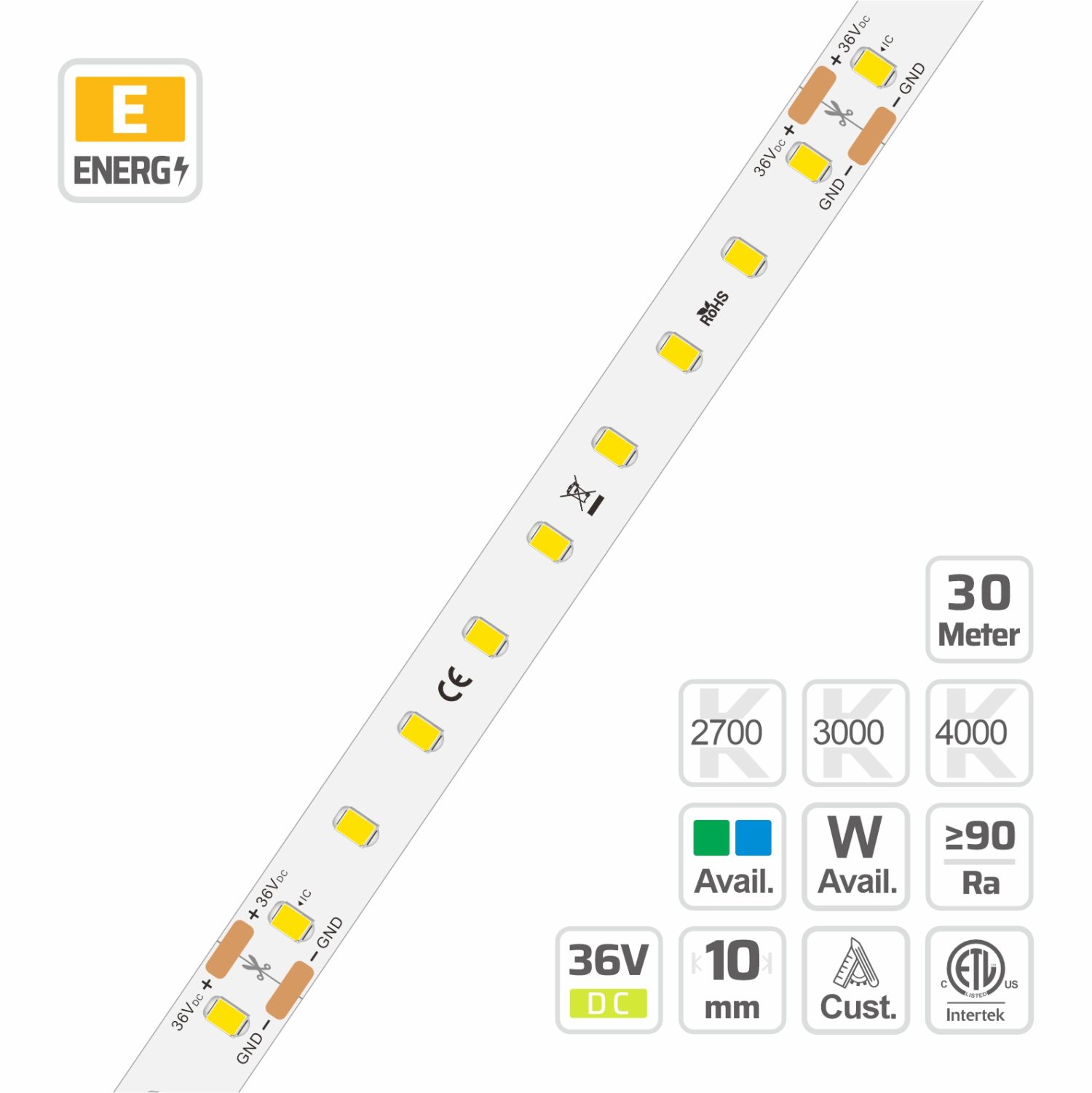 Flexible Bulit in IC 2835 Super long LED Light Strip