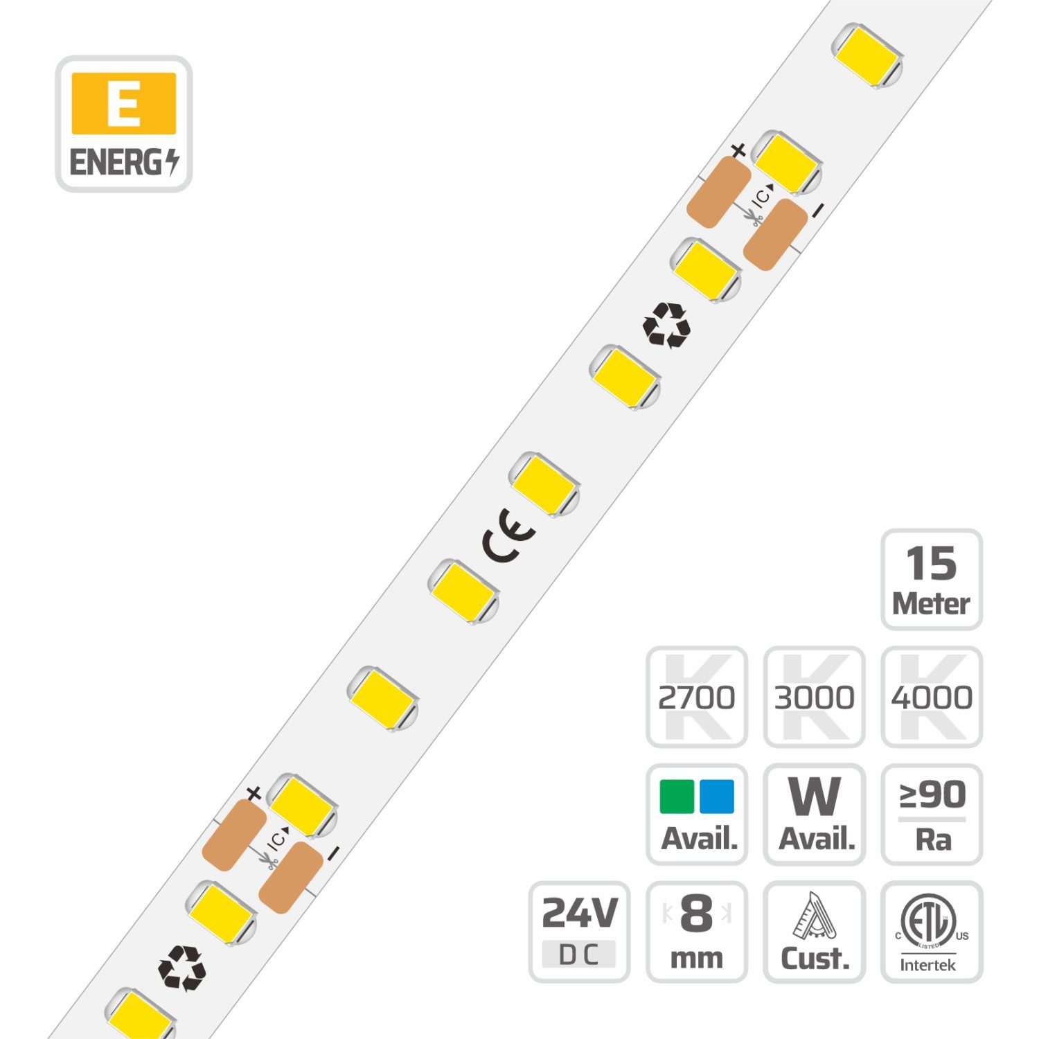 Ultra-long built-in IC 2835 LED strip light